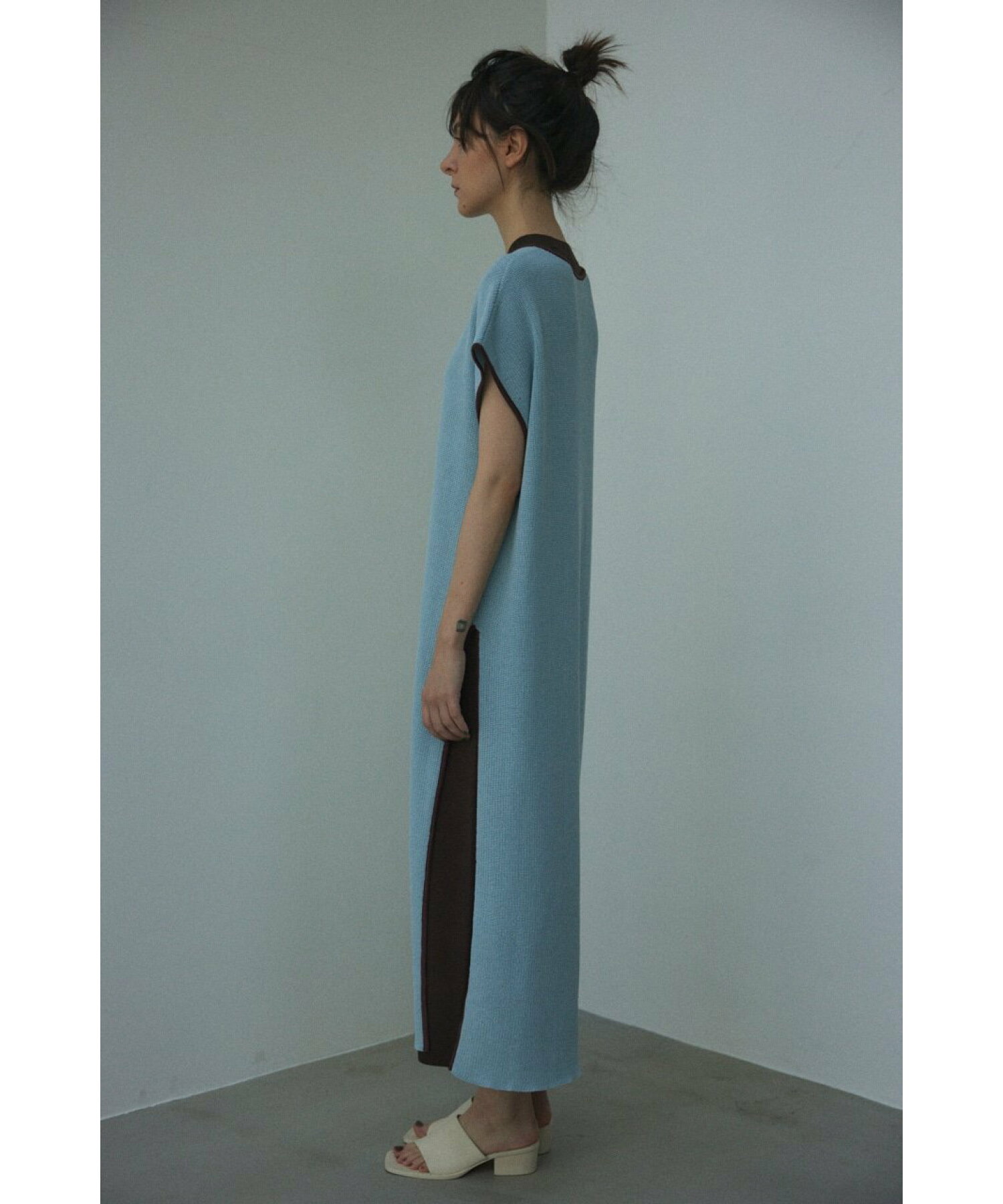 piping slit long tops